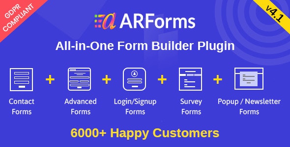 ARForms v4.3.1 表单生成器插件插图 ARForms v4.3.1 表单生成器插件插图