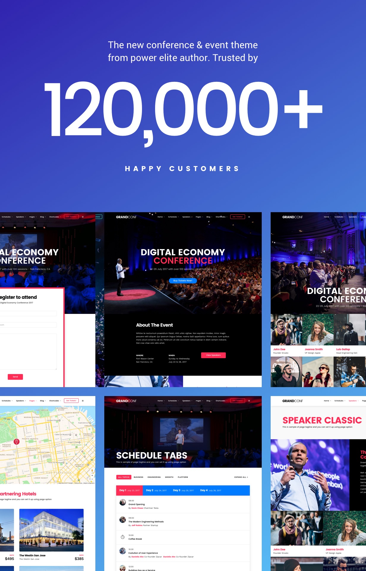 Grand Conference v5.3 – WordPress 会议和活动模板插图(1) Grand Conference v5.3 – WordPress 会议和活动模板插图(1)