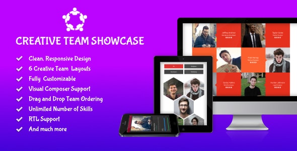 Creative Team Showcase v2.7.0 – WordPress的团队展示插件插图 Creative Team Showcase v2.7.0 – WordPress的团队展示插件插图
