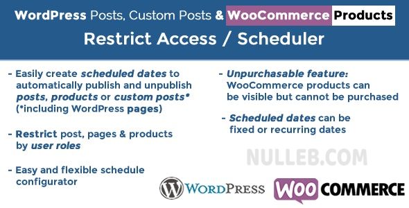 WordPress Posts & WooCommerce Products Scheduler v5.6插图 WordPress Posts & WooCommerce Products Scheduler v5.6插图