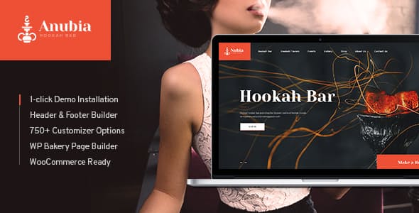 Anubia v1.0.8 – Smoking and Hookah Bar WordPress Theme插图 Anubia v1.0.8 – Smoking and Hookah Bar WordPress Theme插图