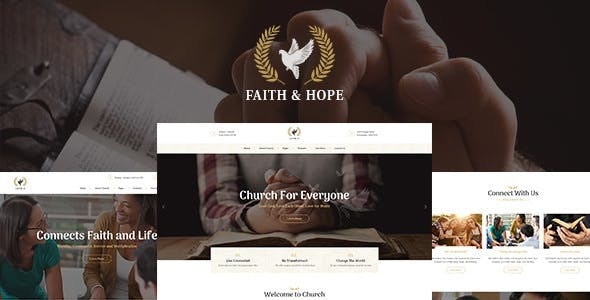Faith & Hope v2.2.0 – A Modern Church & Religion Non-Profit WordPress Theme插图 Faith & Hope v2.2.0 – A Modern Church & Religion Non-Profit WordPress Theme插图