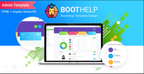 BootHelp v1.0 – Bootstrap 管理仪表板 HTML PSD Angular 入门工具包插图 BootHelp v1.0 – Bootstrap 管理仪表板 HTML PSD Angular 入门工具包插图