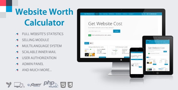 Website Worth Calculator v4.13插图 Website Worth Calculator v4.13插图