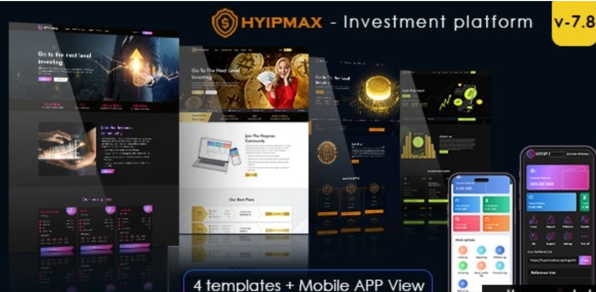 HYIP MAX v13.0(已汉化) – high yield investment platform插图 HYIP MAX v13.0(已汉化) – high yield investment platform插图
