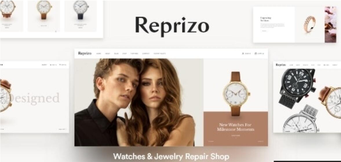 Reprizo v1.0.8 – WordPress 珠宝\钟表店主题插图 Reprizo v1.0.8 – WordPress 珠宝\钟表店主题插图