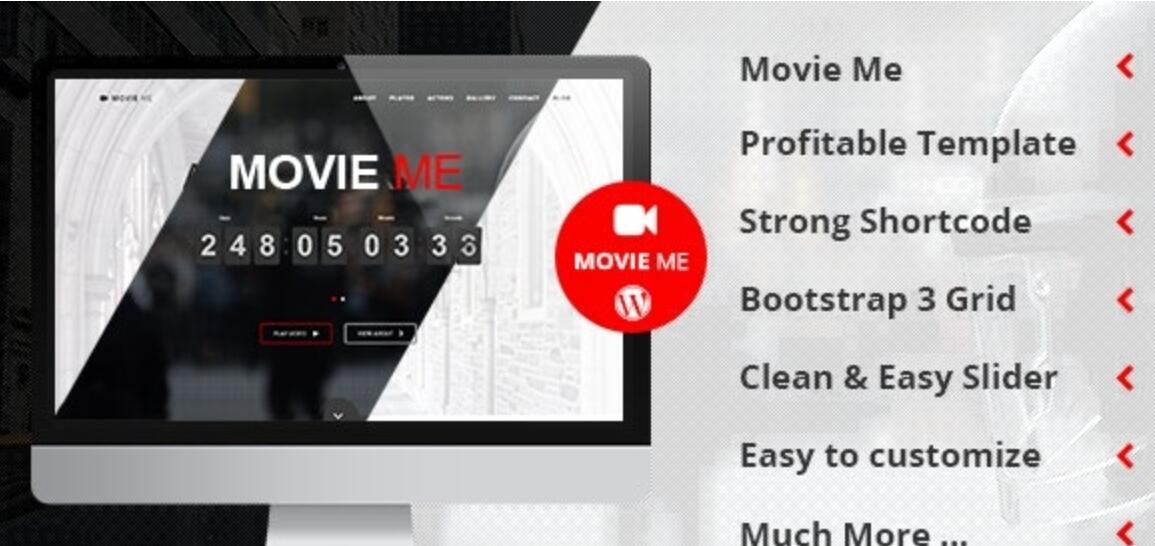 Movie Me v5.7 – WordPress单页响应式主题插图 Movie Me v5.7 – WordPress单页响应式主题插图