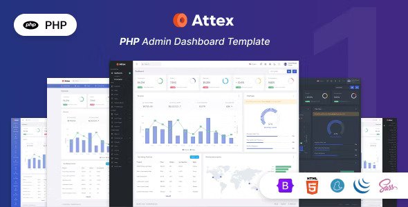 Attex v1.0.0 – PHP后台管理模板源码插图 Attex v1.0.0 – PHP后台管理模板源码插图