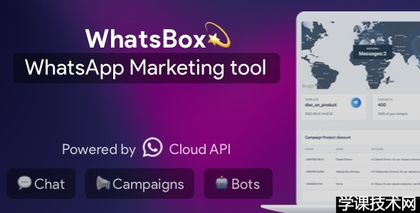 WhatsBox v3.2.3 – WhatsApp 营销 – 批量发件人、聊天、机器人、SaaS插图 WhatsBox v3.2.3 – WhatsApp 营销 – 批量发件人、聊天、机器人、SaaS插图