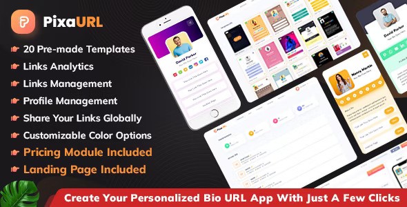 PixaURL v2.3 – Run Your Own SaaS Platform for Building Bio URL , Mini Sites, Digital Cards插图 PixaURL v2.3 – Run Your Own SaaS Platform for Building Bio URL , Mini Sites, Digital Cards插图