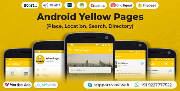 Android Yellow Pages (Place, Location, Search, Directory) with Purchase Key v1.4 (06-January-2023)插图 Android Yellow Pages (Place, Location, Search, Directory) with Purchase Key v1.4 (06-January-2023)插图