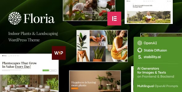 Floria v1.0 – WordPress园艺和景观美化主题插图 Floria v1.0 – WordPress园艺和景观美化主题插图
