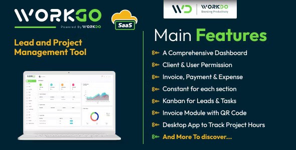 WorkGo SaaS v6.1 – Lead and Project Management Tool插图 WorkGo SaaS v6.1 – Lead and Project Management Tool插图