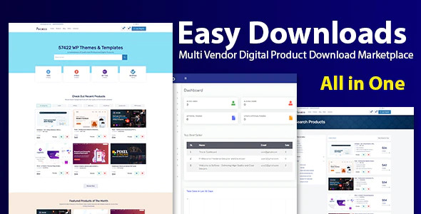 Easy Downloads V1.2(后台已汉化90%) – Multi Vendor Digital Product Download Marketplace插图 Easy Downloads V1.2(后台已汉化90%) – Multi Vendor Digital Product Download Marketplace插图