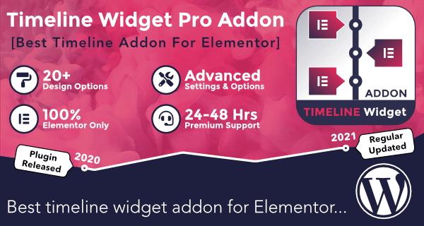 Timeline Widget Pro For Elementor v2.0.3插图 Timeline Widget Pro For Elementor v2.0.3插图