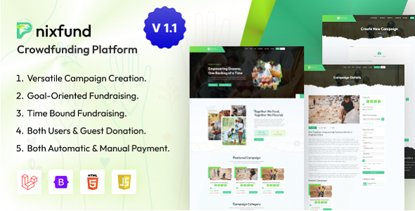 PnixFund v1.1 – Crowdfunding Platform插图 PnixFund v1.1 – Crowdfunding Platform插图