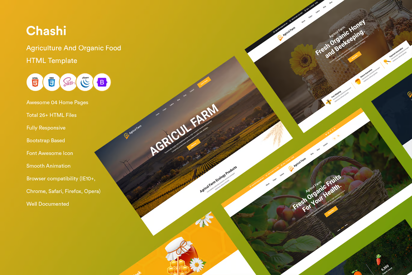 Agriculture & Organic Food HTML Template v2024-12-01插图 Agriculture & Organic Food HTML Template v2024-12-01插图