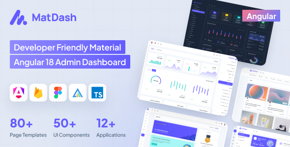 MatDash Material Angular Admin Template v2.0.0插图 MatDash Material Angular Admin Template v2.0.0插图
