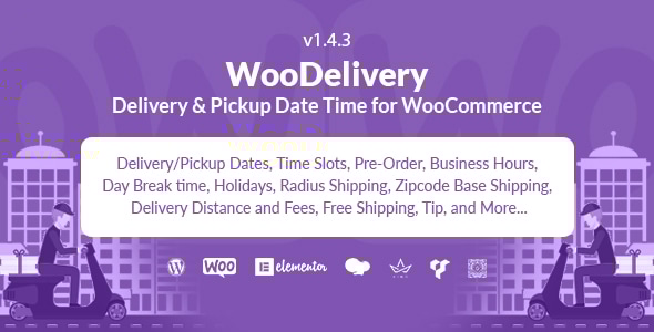 WooDelivery v1.4.3 – Delivery & Pickup Date Time for WooCommerce插图 WooDelivery v1.4.3 – Delivery & Pickup Date Time for WooCommerce插图