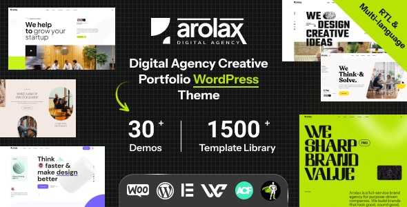 Arolax v2.1.2 – Creative Digital Agency Theme插图 Arolax v2.1.2 – Creative Digital Agency Theme插图