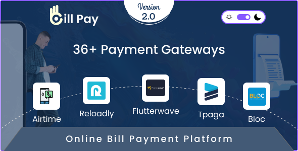BillPay v2.0 – 充值、充值和公用事业账单支付解决方案插图 BillPay v2.0 – 充值、充值和公用事业账单支付解决方案插图