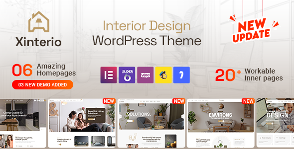 Xinterio v4.0 – Interior Design WordPress Theme + RTL插图 Xinterio v4.0 – Interior Design WordPress Theme + RTL插图