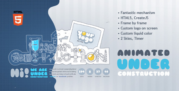 Under Construction Machine Animated HTML5 Template v24 January 2022插图 Under Construction Machine Animated HTML5 Template v24 January 2022插图