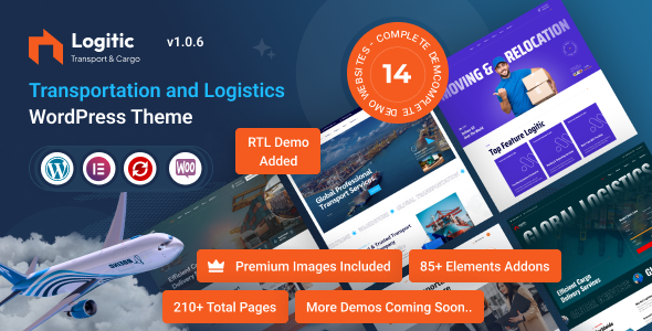 Logitic v1.0.7 – 运输与物流 WordPress 主题插图 Logitic v1.0.7 – 运输与物流 WordPress 主题插图
