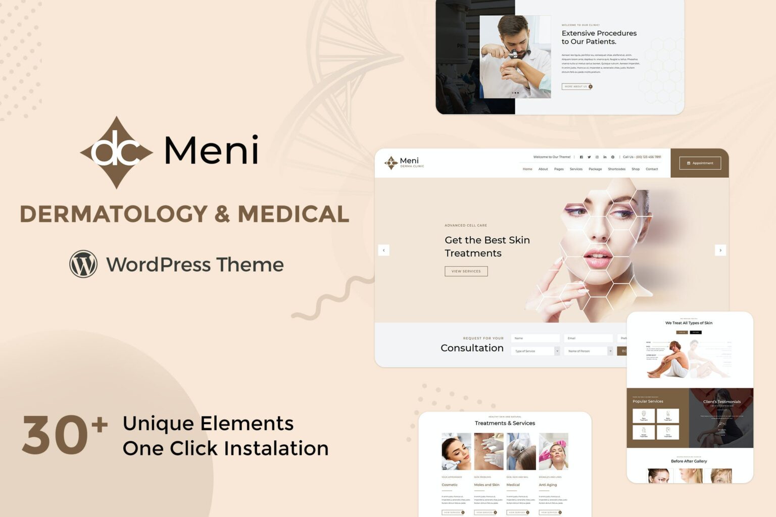 Meni v3.3 – Medical Doctor WordPress Theme插图 Meni v3.3 – Medical Doctor WordPress Theme插图